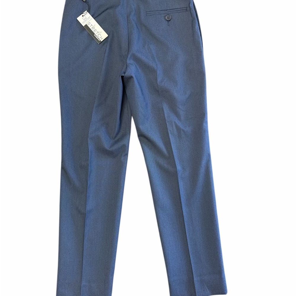Michael Strahan Classic Navy Textured Trousers Size 8R, NWT - Picture 8 of 8